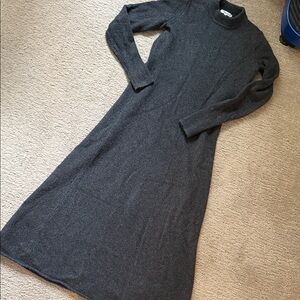 Madewell Charcoal sweater Maxi Dress